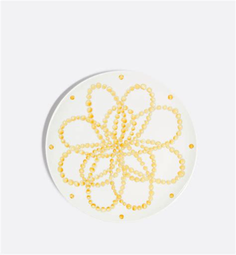 christian dior dinner plate|dior gold tone perles.